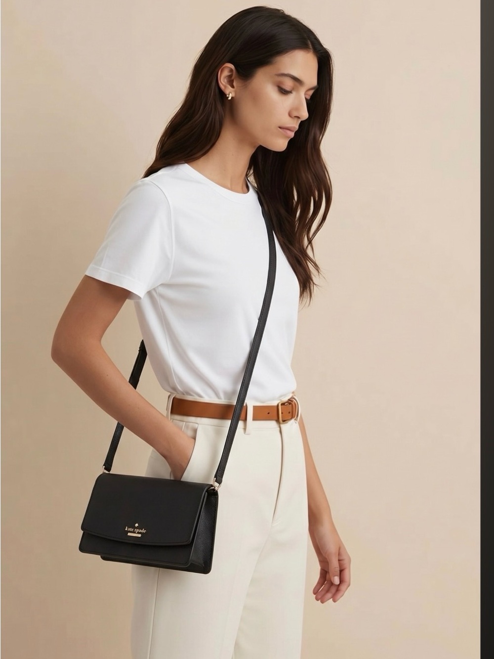 Kate Spade EUC Cameron St. Franny leather mini crossbody